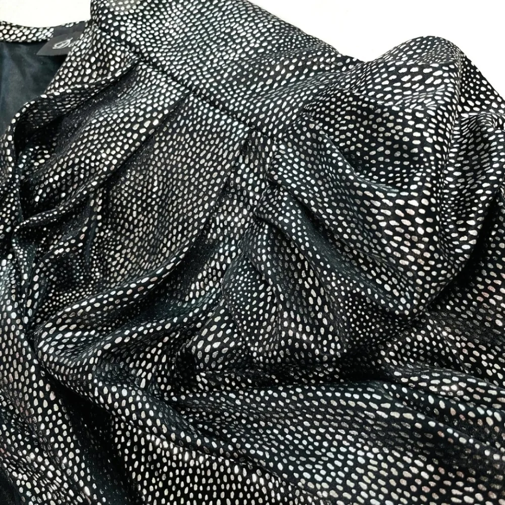 Vintage Silver Disco Blouse Bazer - Picture 5 of 8